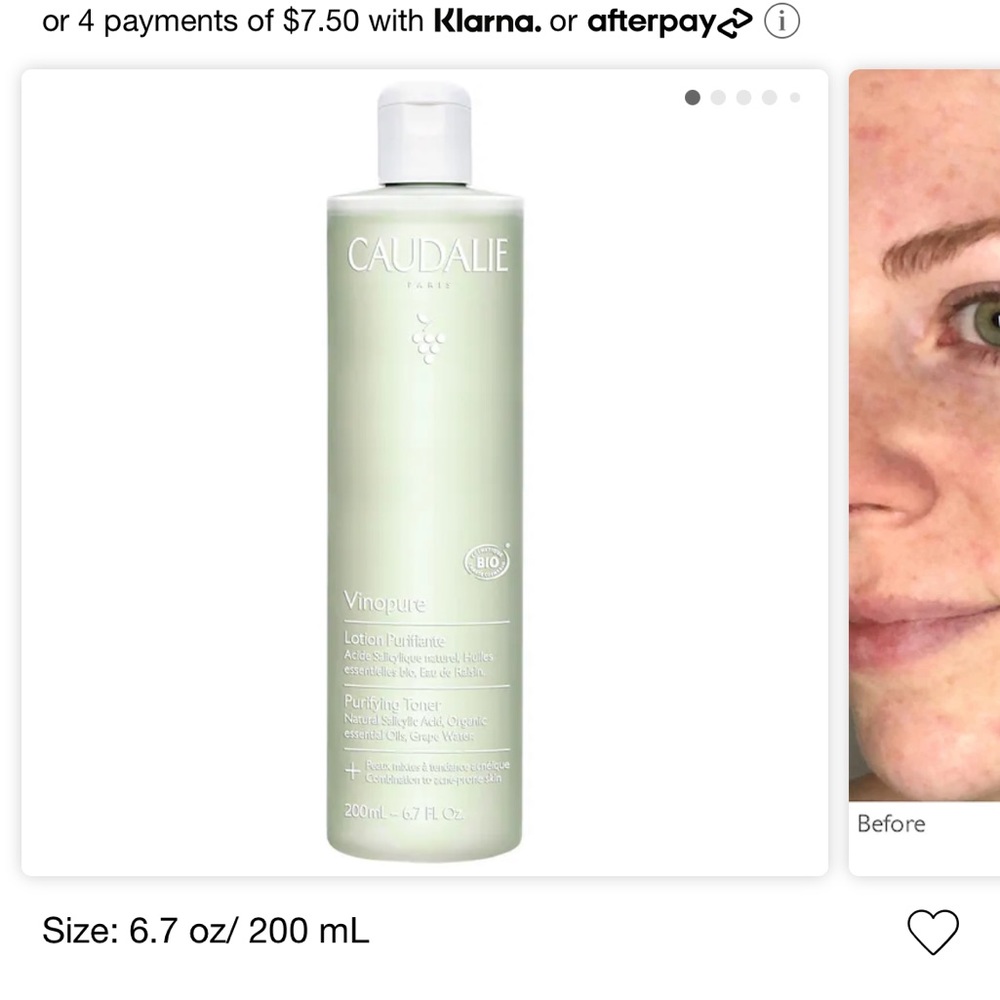 Brand new still sealed caudalie toner